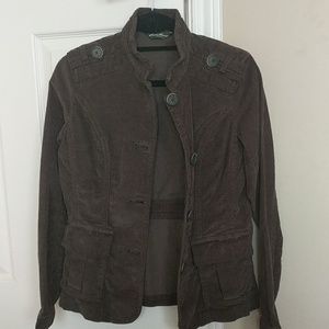 Womens brown corduroy jacket